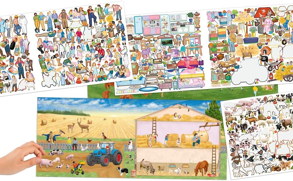 Crea tu Granja con stickers - Depesche1