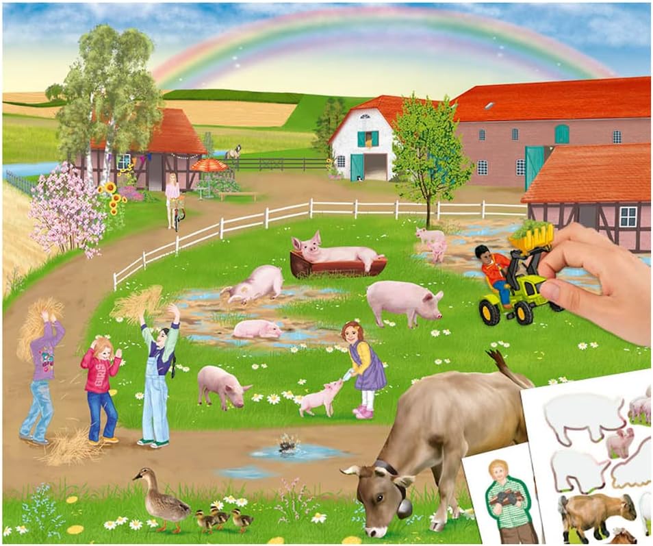 Crea tu Granja con stickers - Depesche3