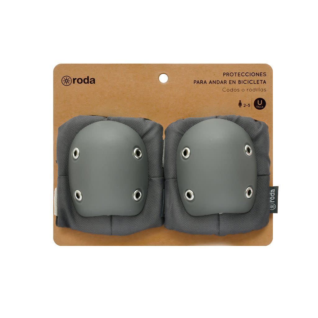 Rodilleras Bicicleta Gris - Roda2