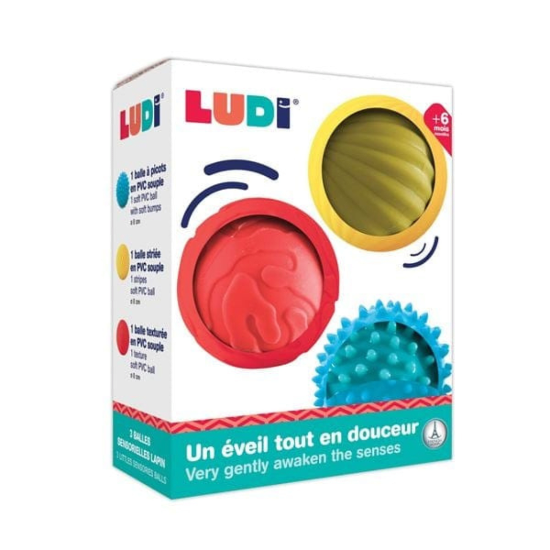 Pelotas Sensoriales x3 - Ludi1