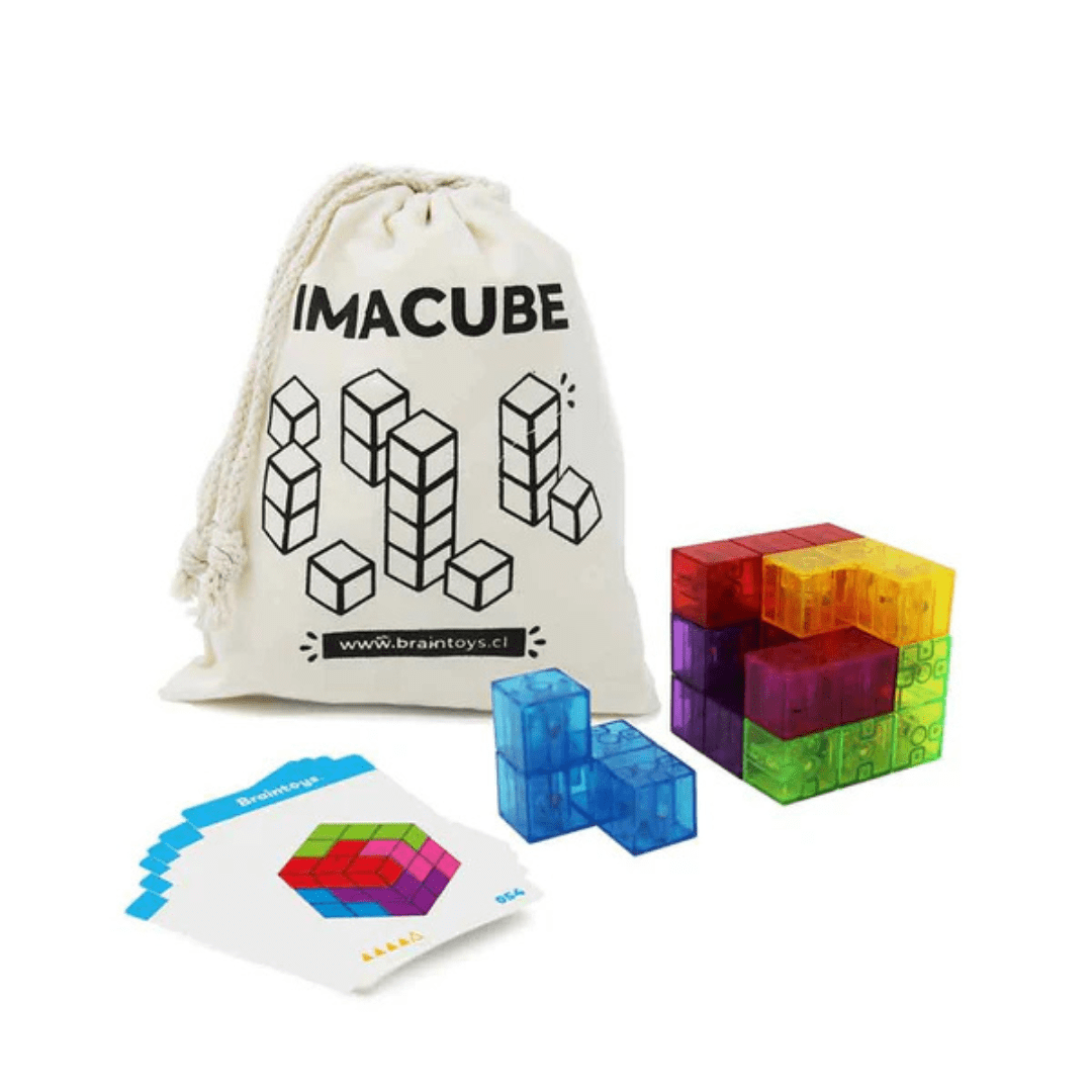 Imacube Cubos magnéticos 7 Piezas - Braintoys 1