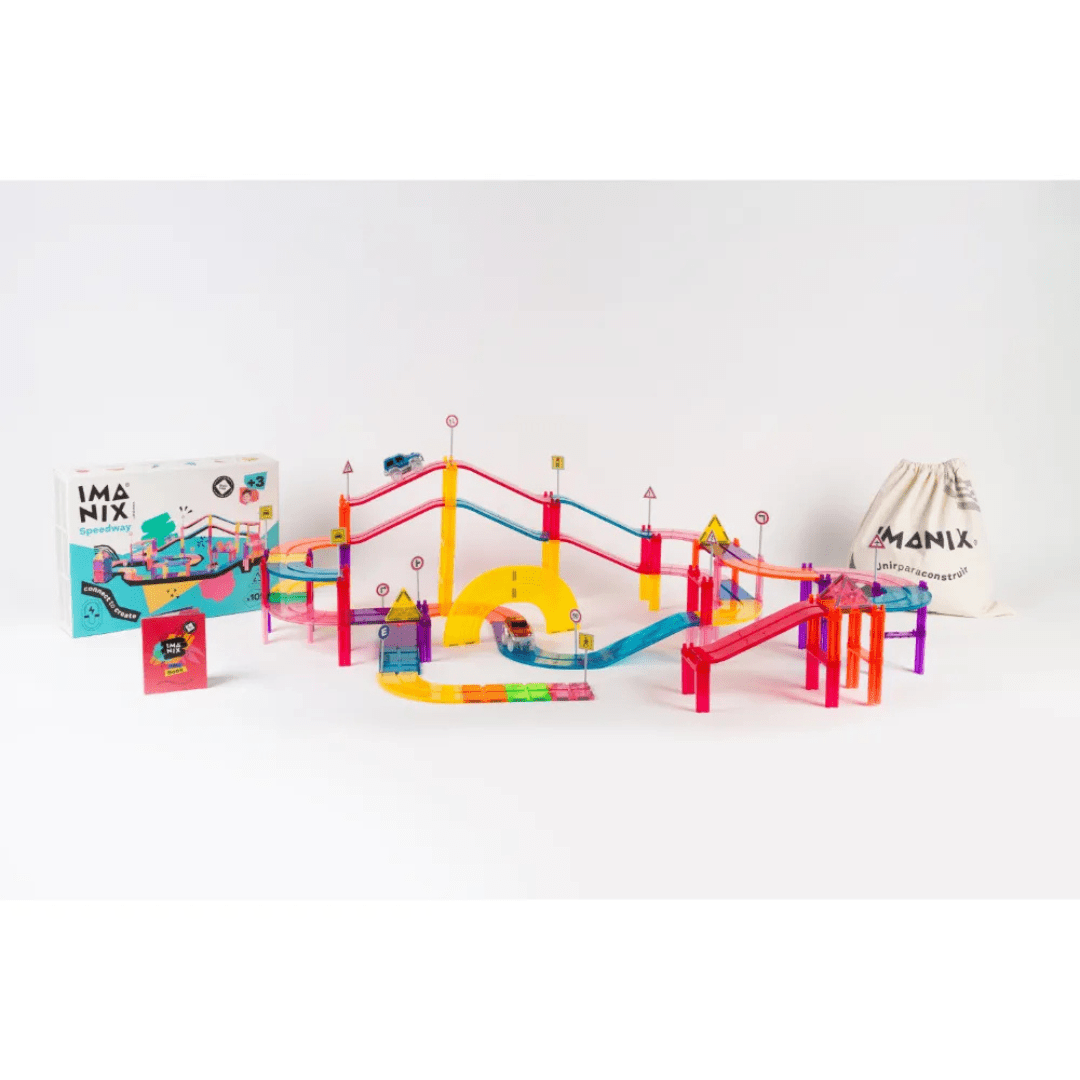 Imanix Pista de Carreras 105 Piezas - Braintoys 1 Imanix Pista de Carreras 105 Piezas - Braintoys 1