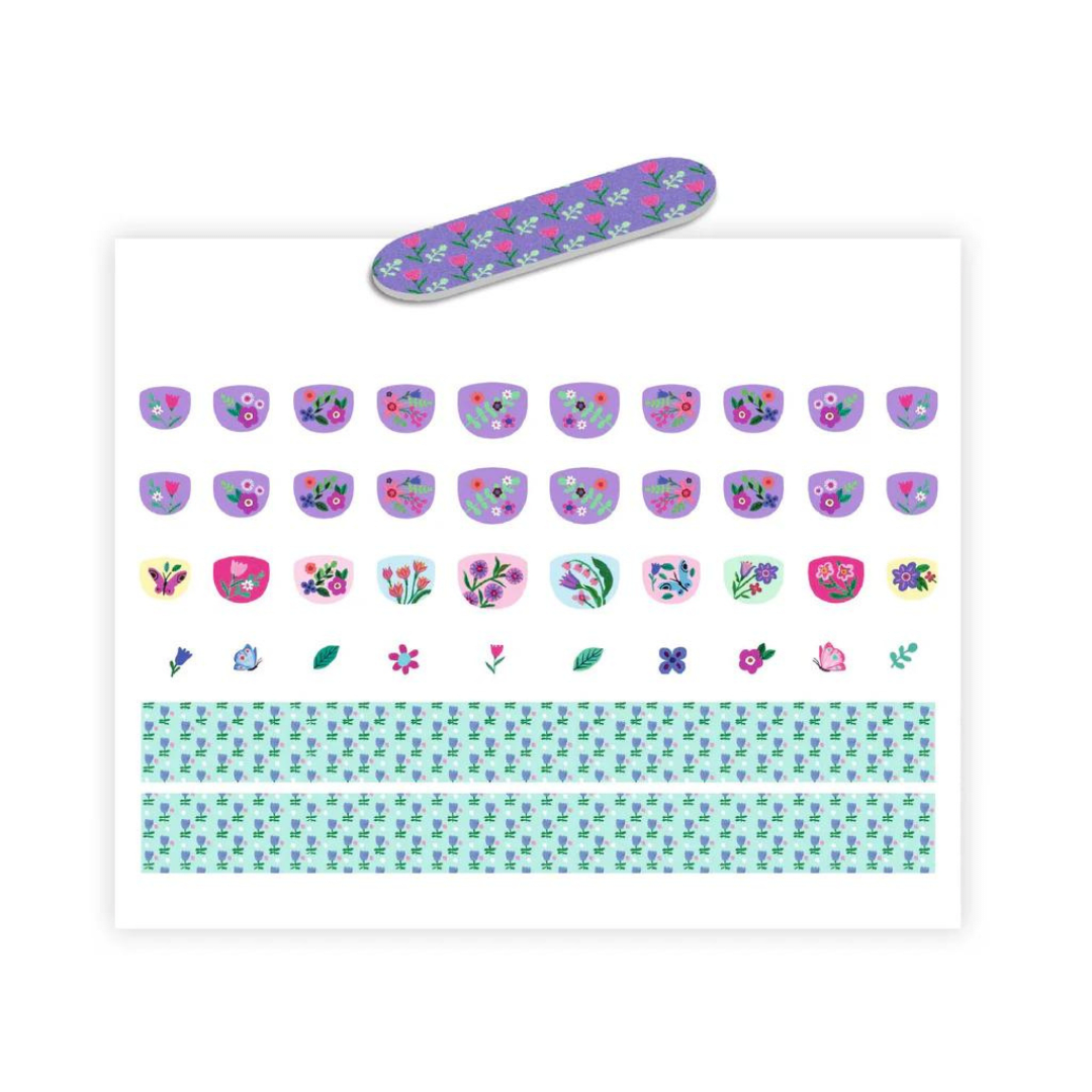 Uñas Stickers Pequeñas Flores - Djeco1