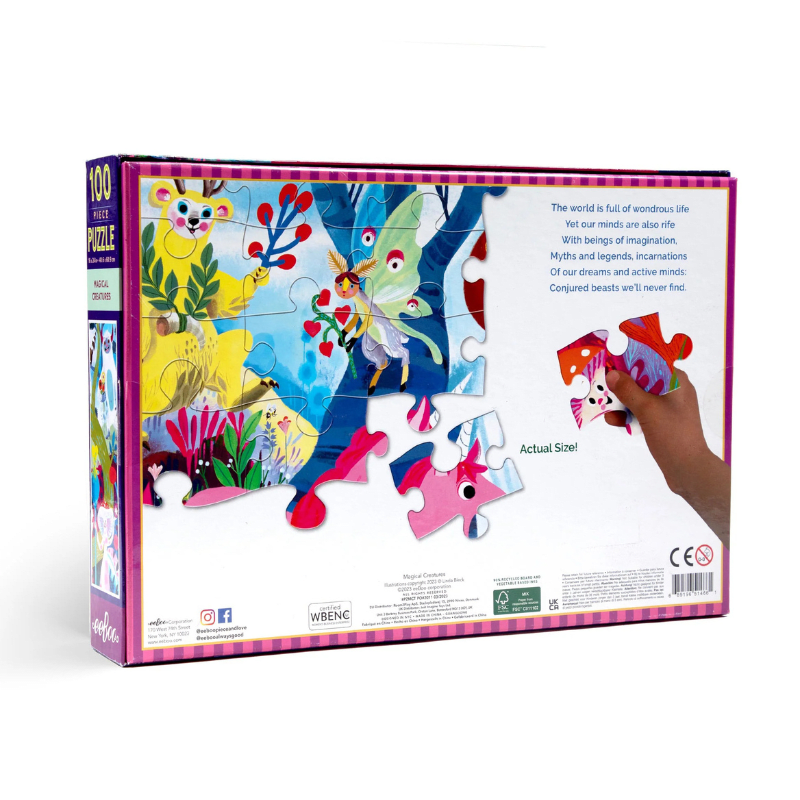 Puzzle 100 Piezas Criaturas Mágicas - Eeboo1