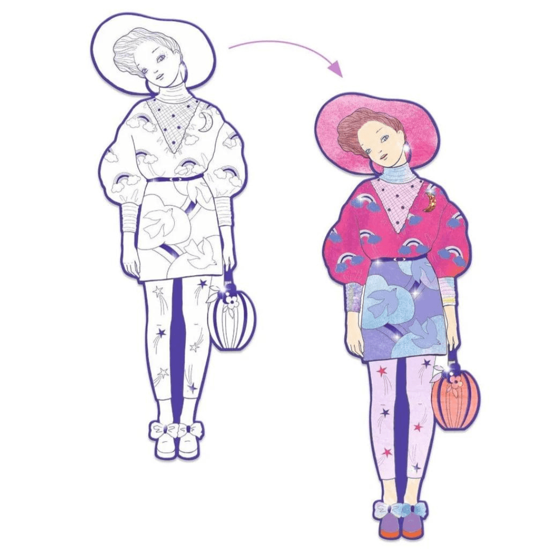 Dibujo para colorear Zaho - Djeco2