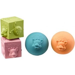 Set 2 Ball´S 2 Cubes - Sophie La Girafe1