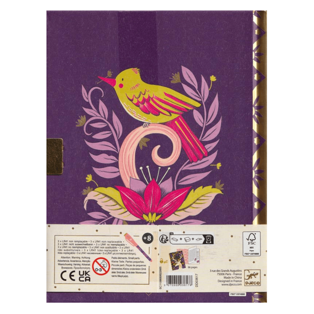 Diario de Vida Melissa con Lapiz Invisible - Djeco2