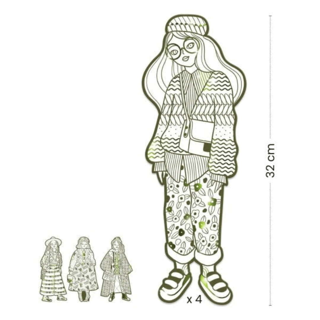 Dibujo para colorear Bowie - Djeco2