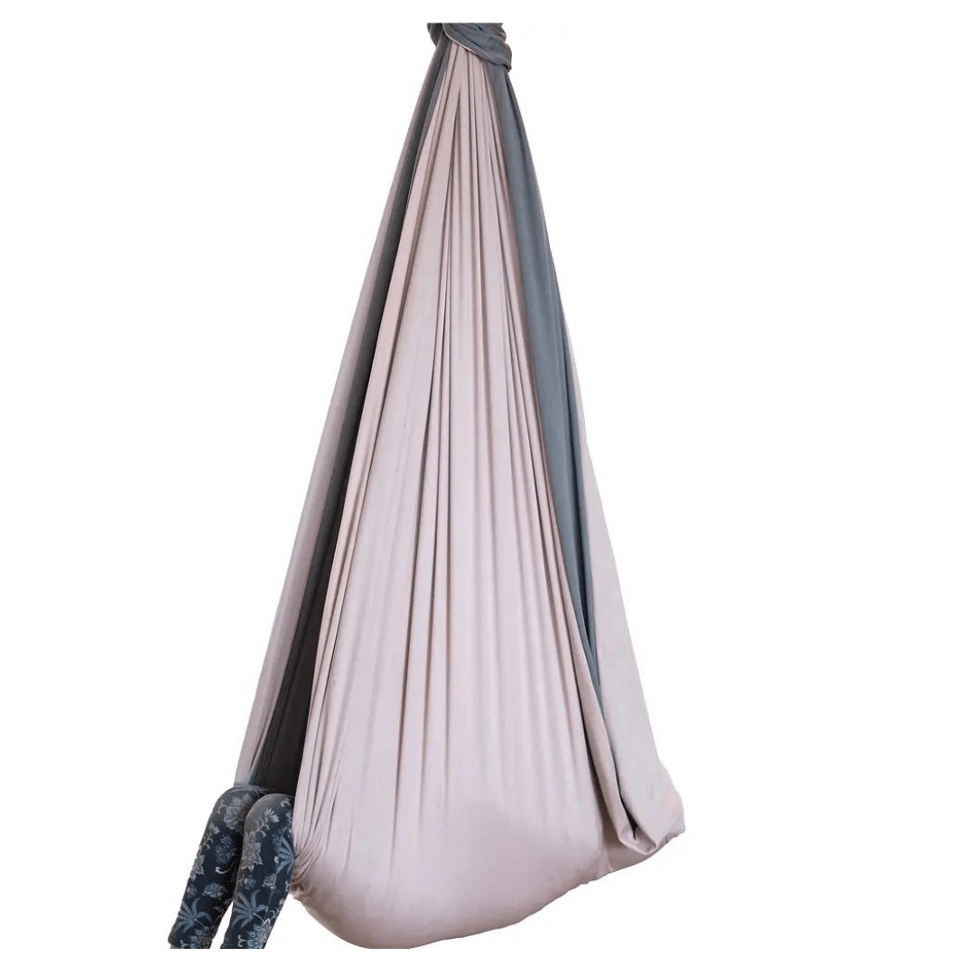 Columpio sensorial doble tela palo rosa - FocuSwing1