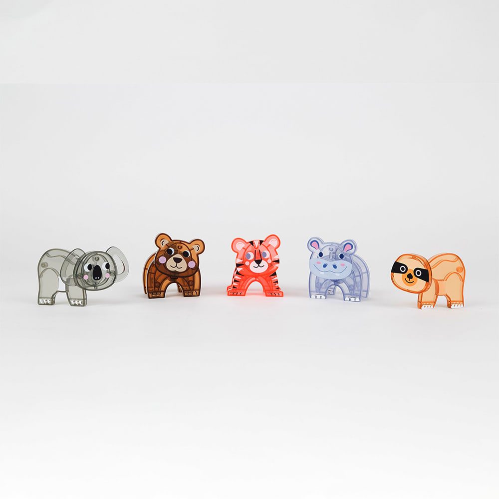 Imanix Animals Wild Savannah 5 piezas - Braintoys1