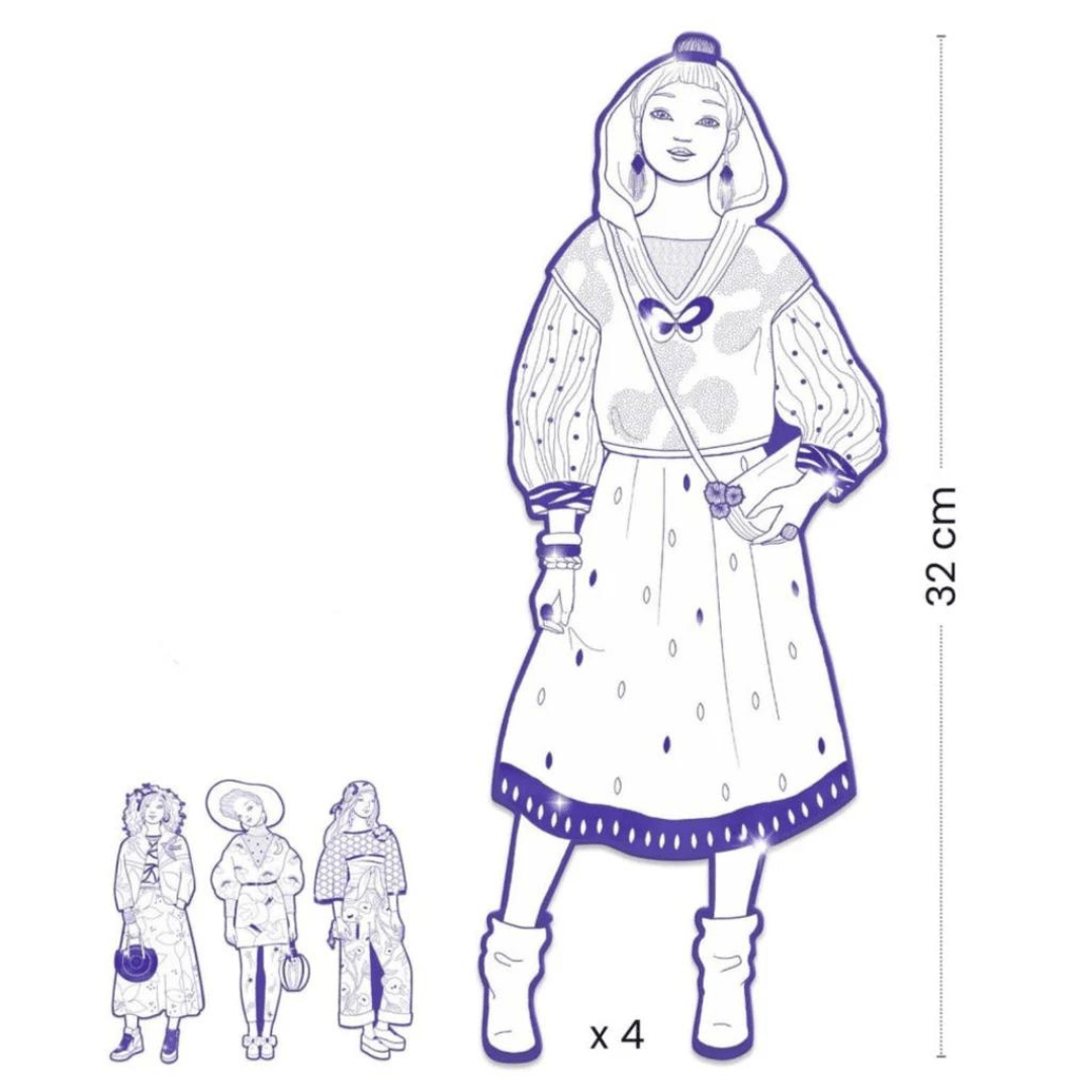 Dibujo para colorear Zaho - Djeco3