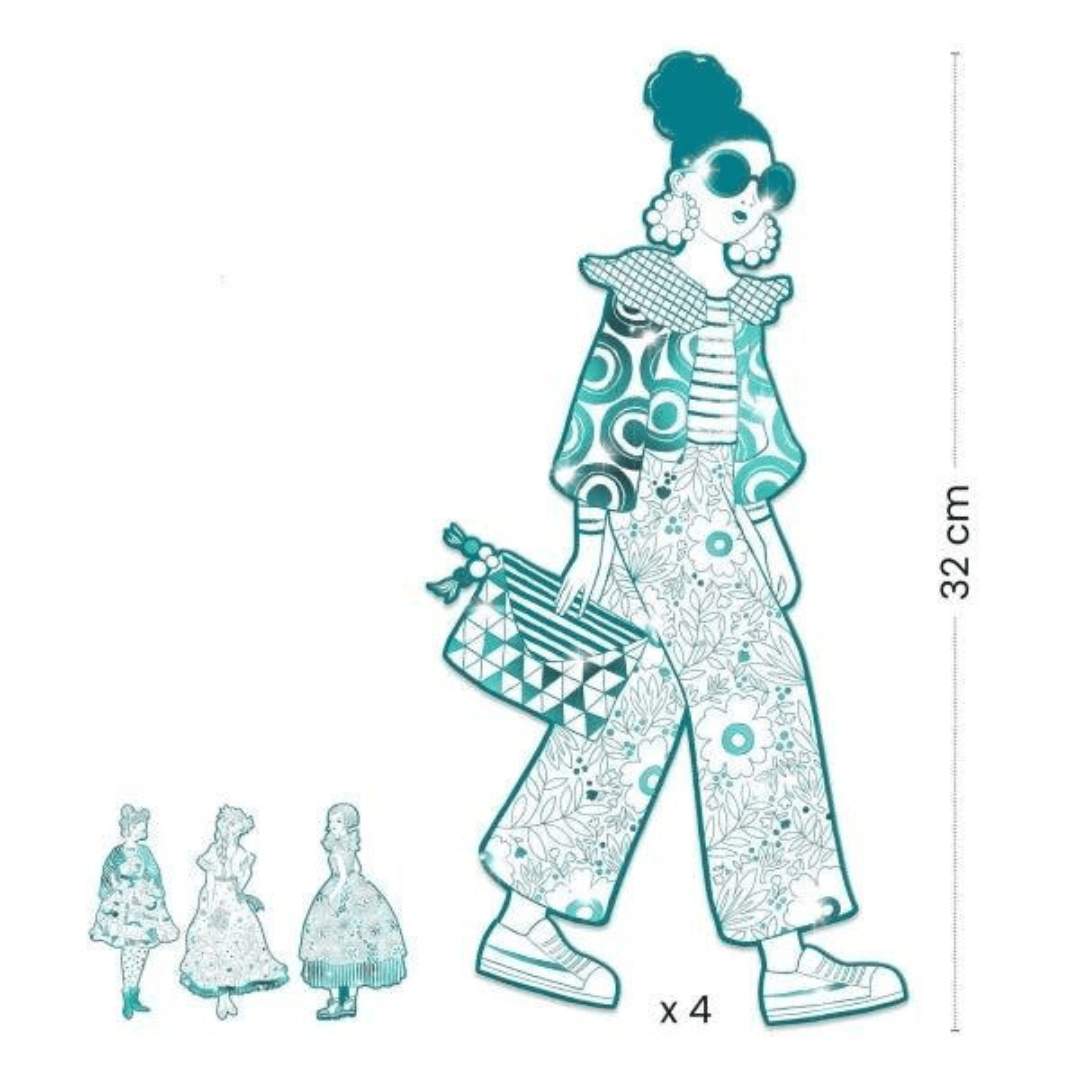 Dibujo para colorear Rebekka - Djeco3