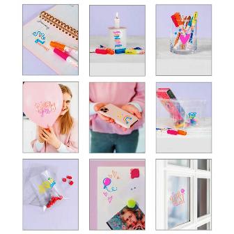 Set de Marcadores Decorativos neón - Topmodel1