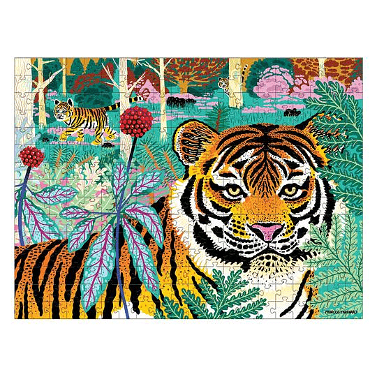 Puzzle 300 Piezas Tigre Siberiano Peligro de Extinción - Mudpuppy1