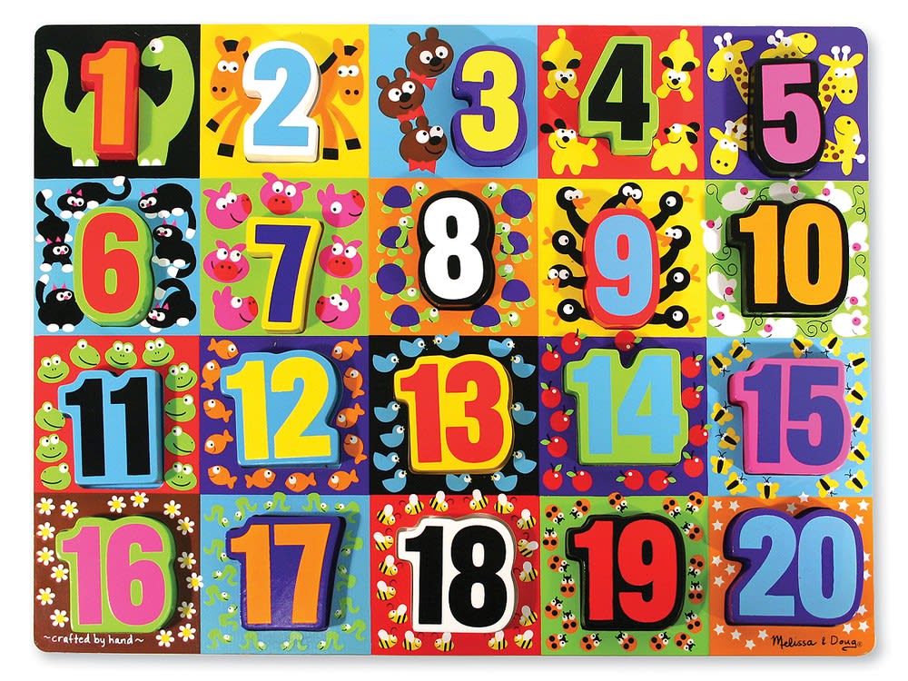 Juguete de Encaje Números - Melissa & Doug 1