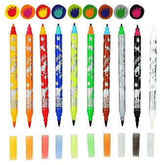 Rotuladores Mágicos de Doble Punta Dino World - Depesche2