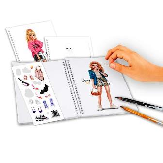 Libro para Colorear Diseña tu Estilo - Top Model2