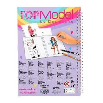 Libro para Colorear Diseña tu Estilo - Top Model3