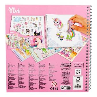 Libro de Sticker Unicornios4