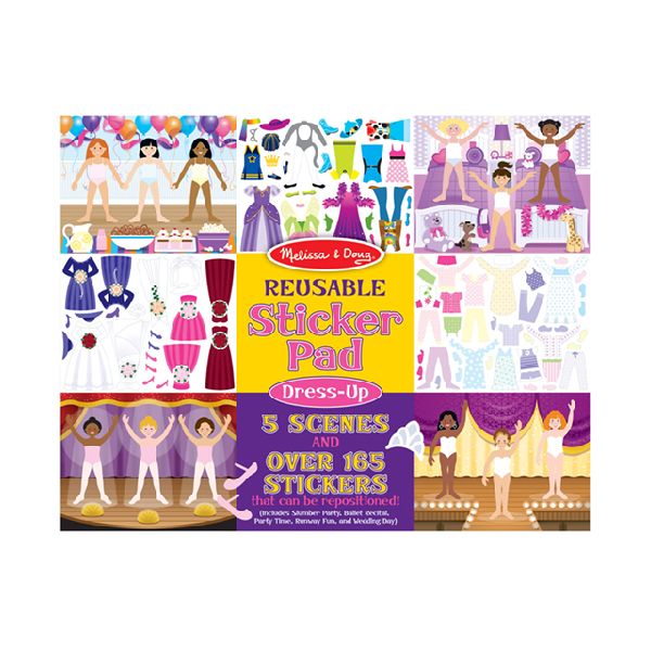 Block de Stickers Reutilizable Vestuario - Melissa and Doug 1