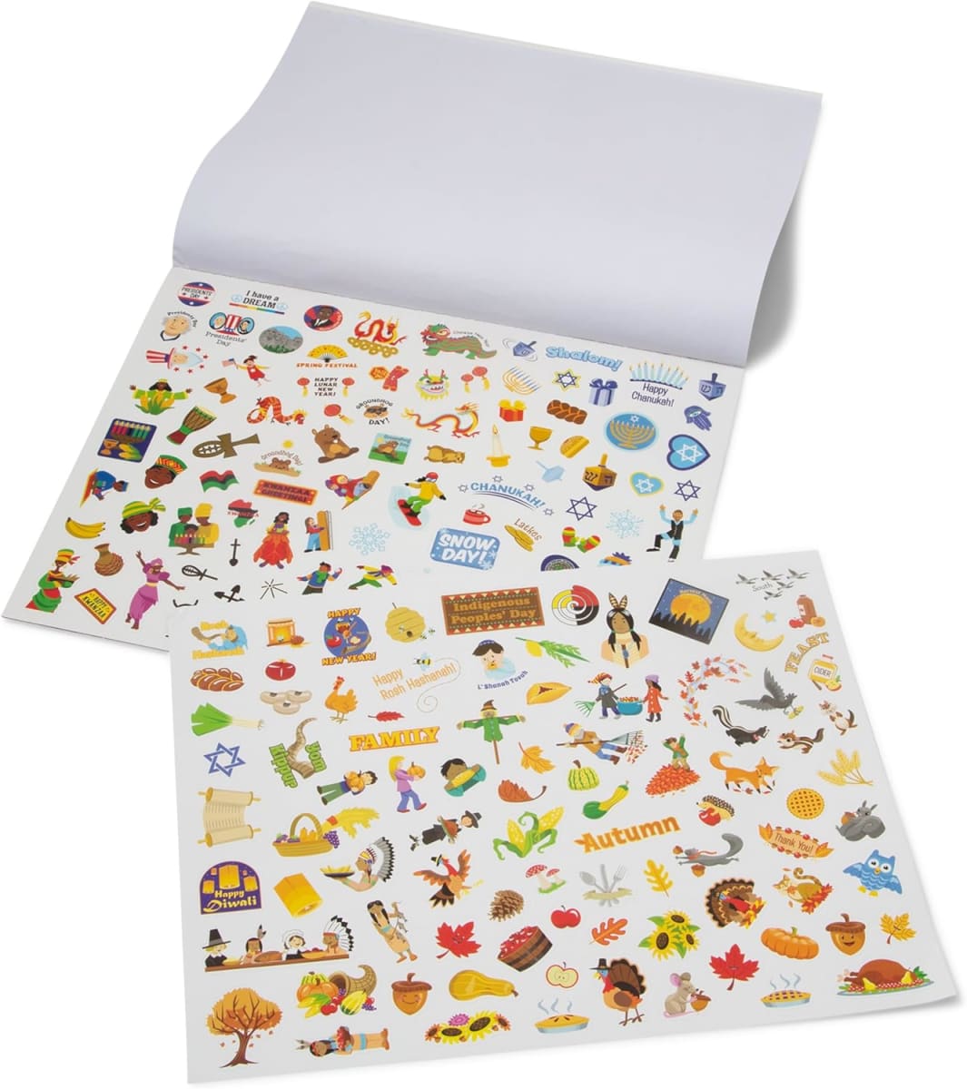 Block de Stickers Reutilizable Estaciones - Melissa and Doug4