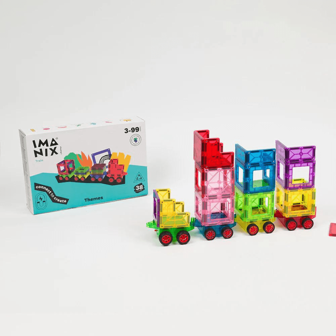 Tren 38 con Autos Electricos - Braintoys3