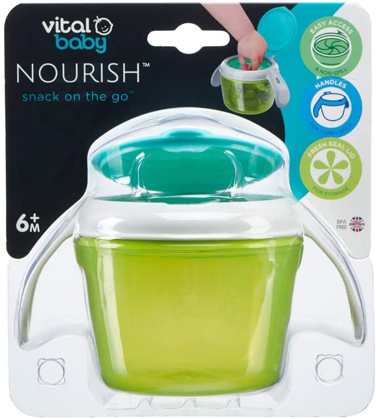Bowl para Snacks y Colaciones Verde - Vital Baby1