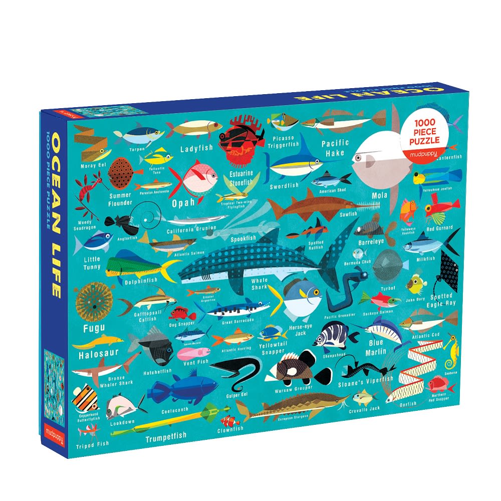 Puzzle Vida del  Océano 1000 Piezas - Mudpuppy 2