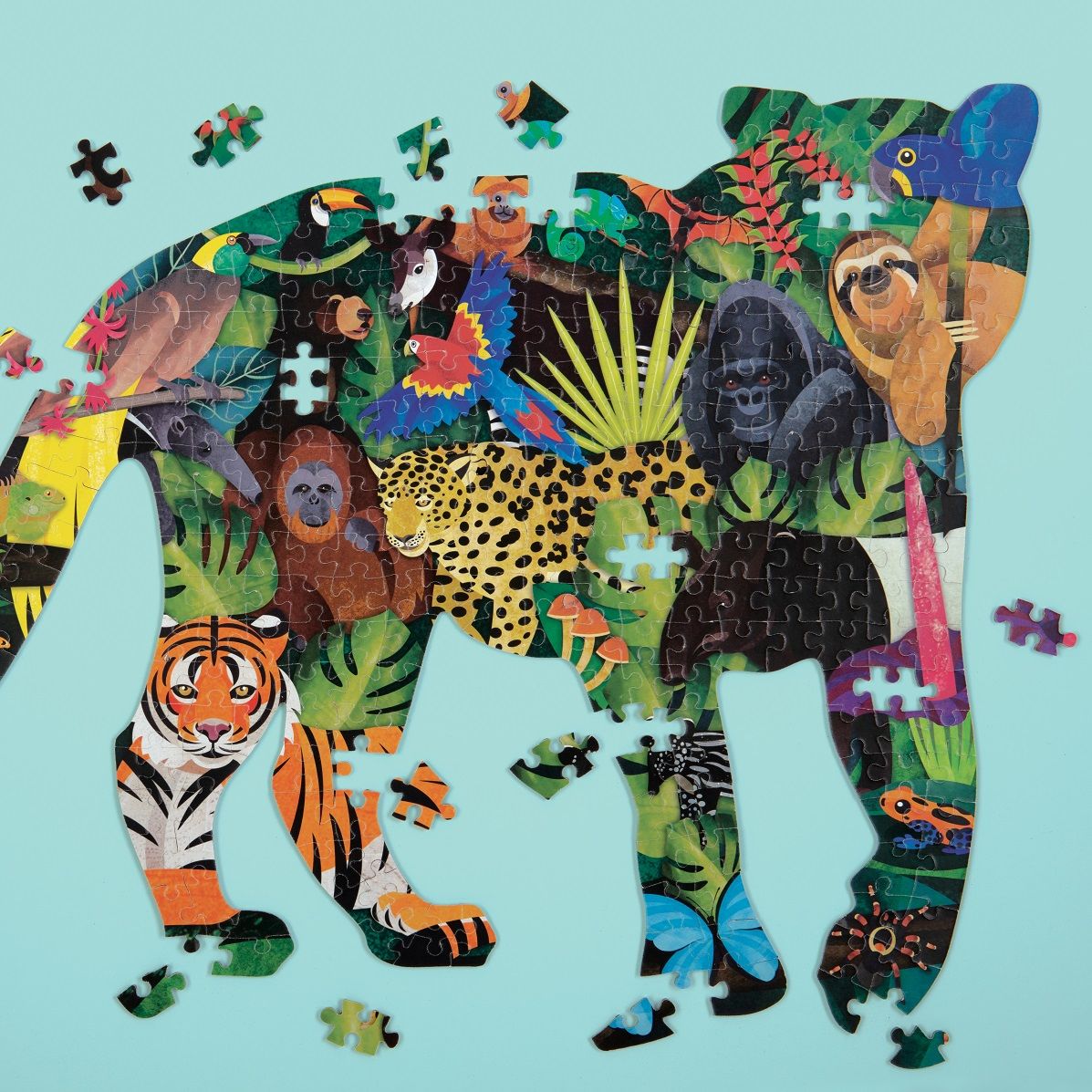 Puzzle con Forma Selva 300 Piezas - Mudpuppy2