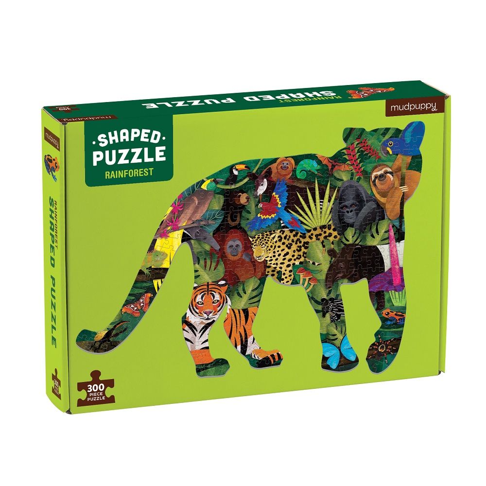 Puzzle con Forma Selva 300 Piezas - Mudpuppy 3