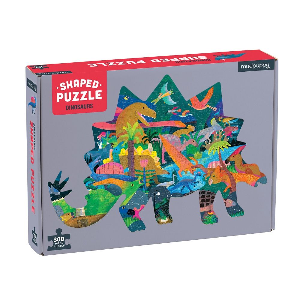 Puzzle con Forma Dinosaurio 300 Piezas - Mudpuppy 2