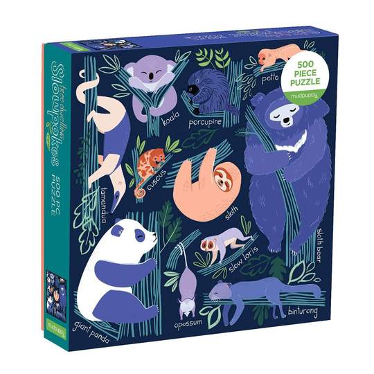 Puzzle Perezosos 500 Piezas - Mudpuppy 1