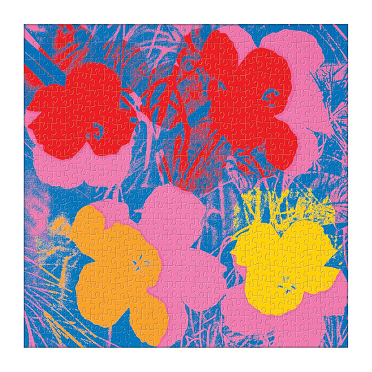 Puzzle 500 Piezas Flores de Andy Warhol - Mudpuppy2