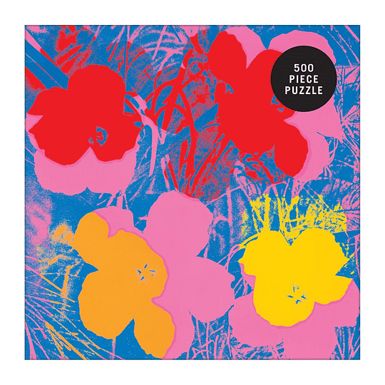 Puzzle 500 Piezas Flores de Andy Warhol - Mudpuppy1