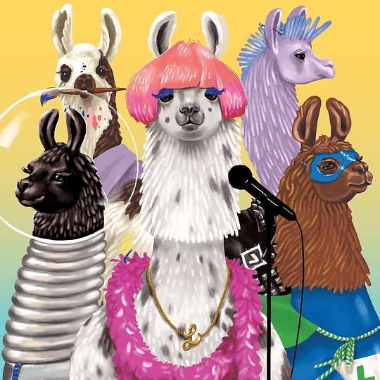 Puzzle Llama Rama 500 Piezas - Mudpuppy2