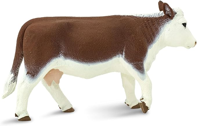 Vaca Hereford Animales de Juguete - Safari1