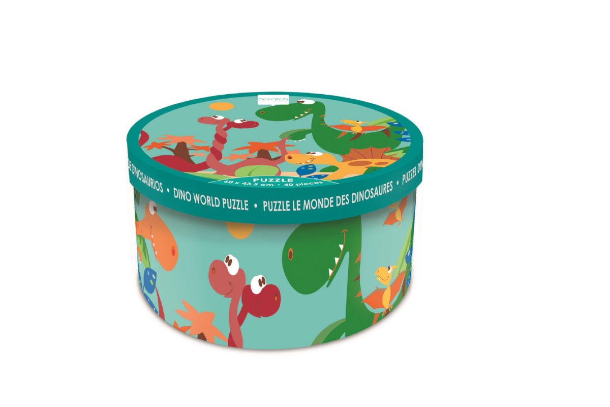 Puzzle Dinosaurio 40 Piezas - Scratch Europe 2
