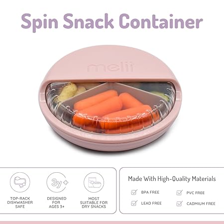 Contenedor para Snack Spin Rosado - Melii2