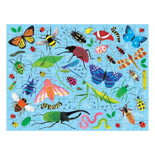 Puzzle Doble Insectos y Pájaros 100 Piezas - Mudpuppy2