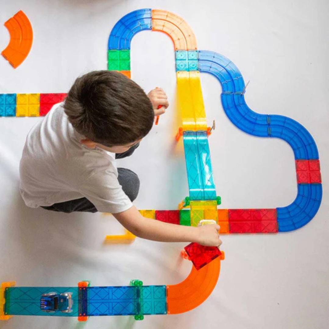 Imanix Pista de Carreras 105 Piezas - Braintoys5