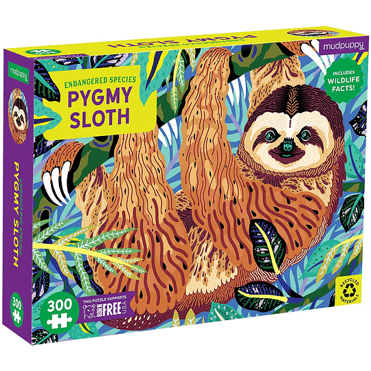 Puzzle Perezoso Pigmeo 300 Piezas - Mideer 3