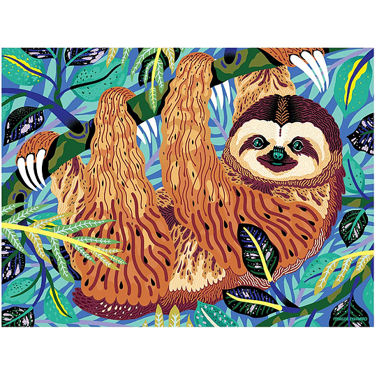 Puzzle Perezoso Pigmeo 300 Piezas - Mideer2