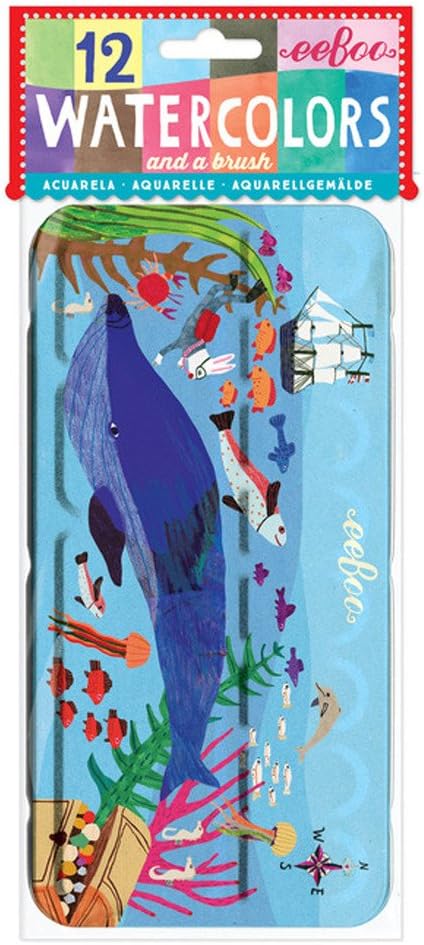 Acuarela Bajo el Mar - Eeboo1