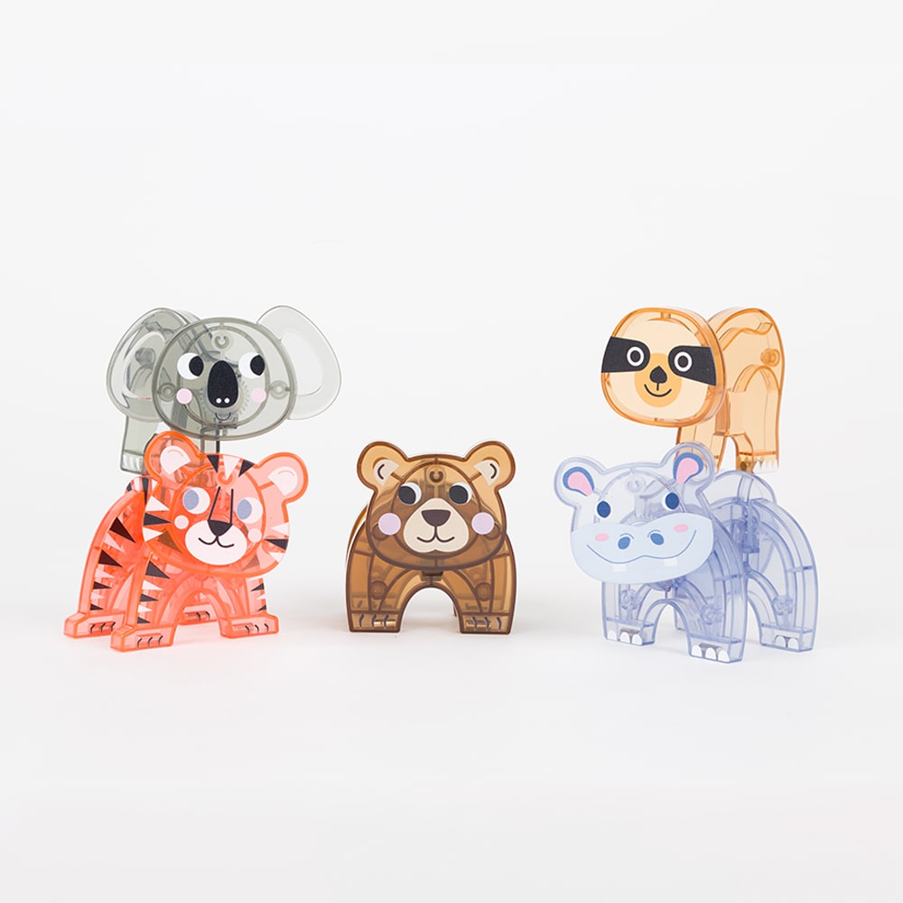 Imanix Animals Wild Savannah 5 piezas - Braintoys4