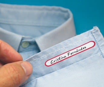 Etiquetas para Ropa Escribir y Planchar - Mine1