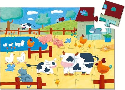 Puzzle Silueta Vaca 24 Piezas - Djeco1