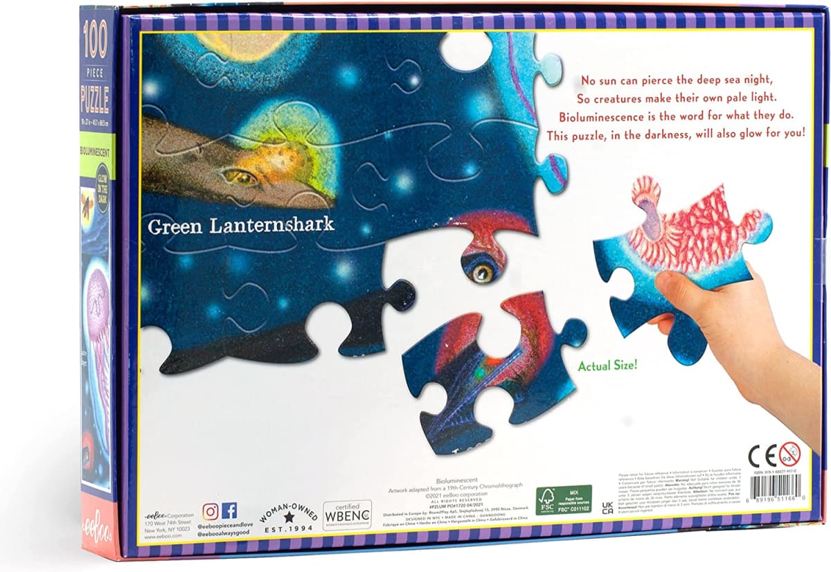 Puzzle 100 Piezas Bioluminiscencia - Eeboo4