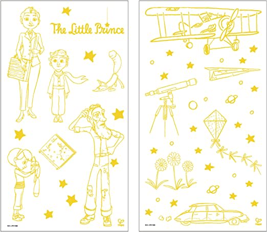 Stickers que brillan en la oscuridad El Principito - Hape1