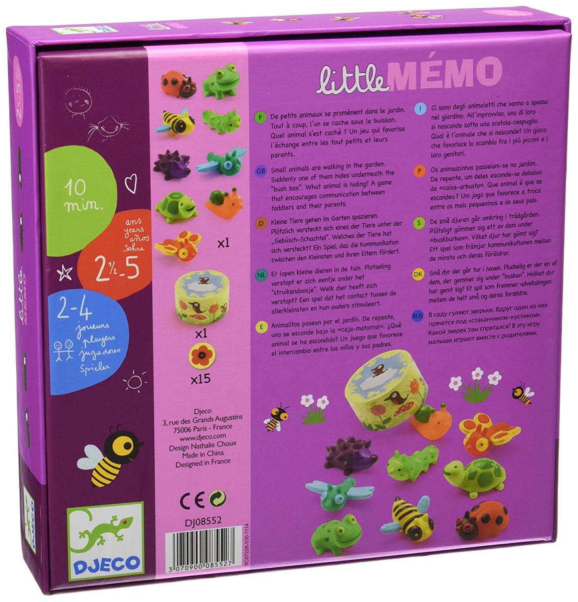 Juego Little Memo - Djeco1