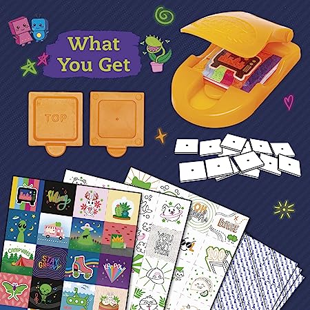 Kit para hacer calcomanías infladas que brillan en las oscuridad - Klutz1